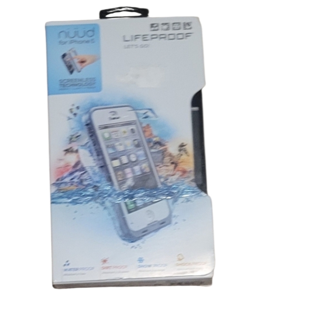 NUUD For I PHONE 5 Lifeproof Screenless Technology Phonecase Clear